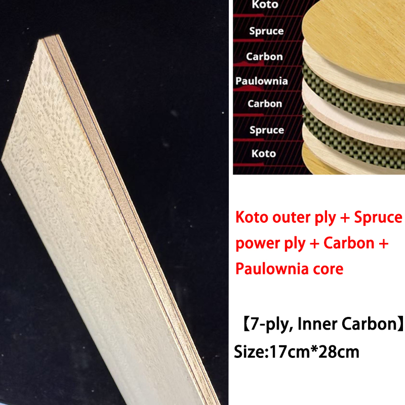 Table Tennis Logo - Koto DIY Tafeltennis Blade Hout 7ply