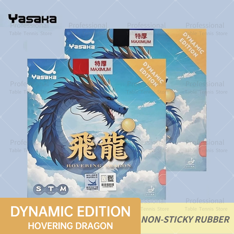 Table Tennis Rubber Anti Spin - YASAKA Tafeltennisrubber HOVERING Dragon DYNAMIC Edition