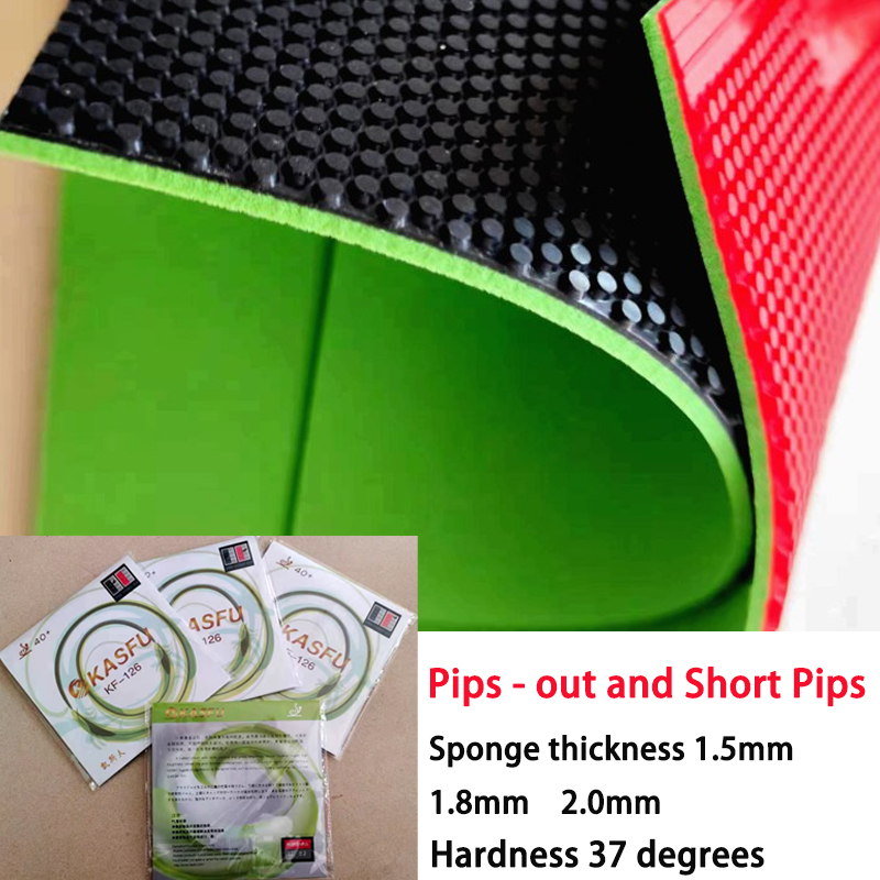 Table Tennis Rubber Anti Spin - KASFU KF-126 Tafeltennisrubber Pips - Out