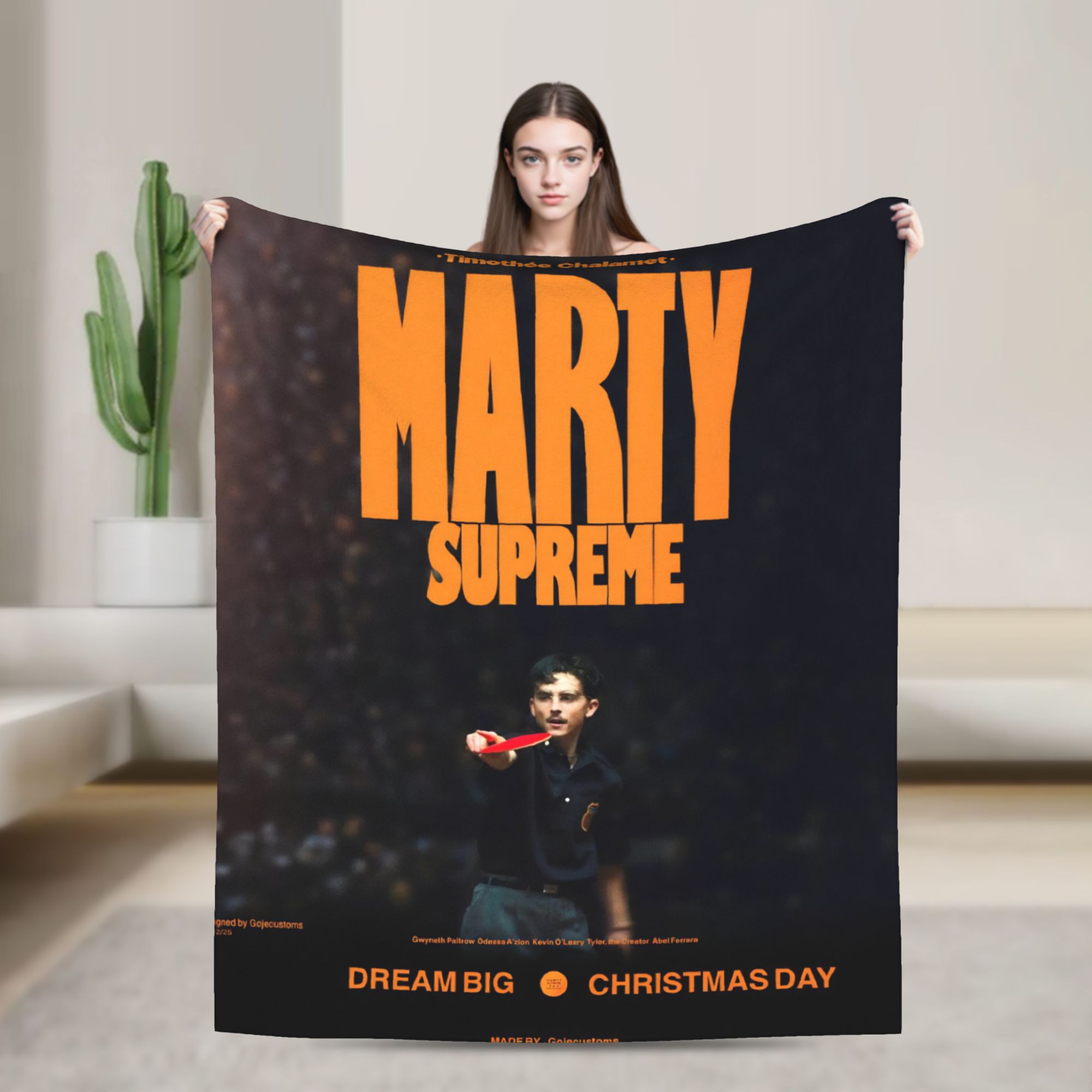 Table Tennis Marty Supreme - Marty Supreme-dekens Flanel All Season Tafeltennis