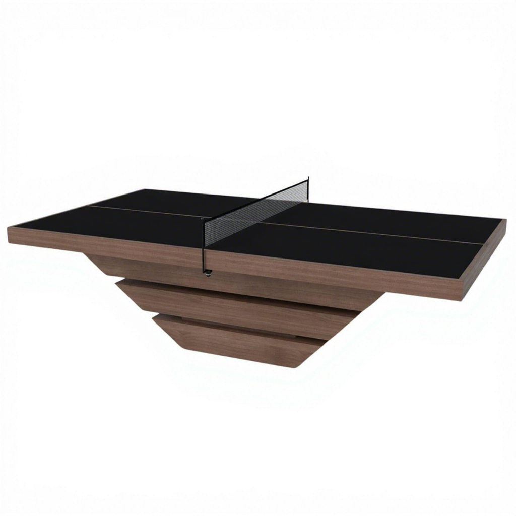Table Tennis Logo - Hoge kwaliteit moderne massief houten binnentafeltennistafel,