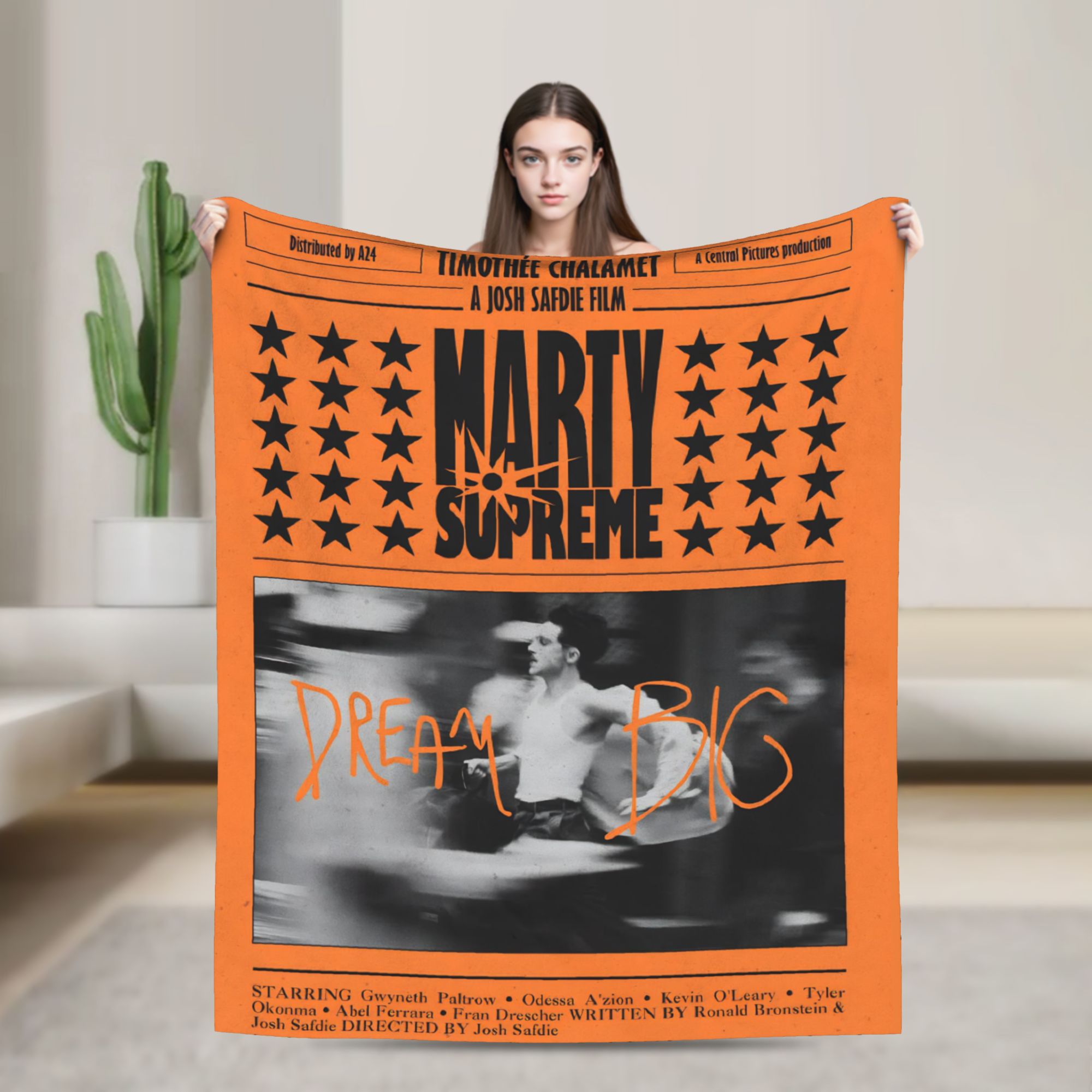 Table Tennis Marty Supreme - Marty Supreme Tafeltennisdekenhoes Film Flanel dekens