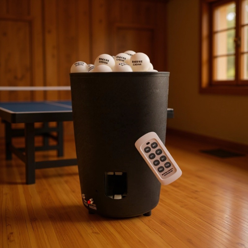 Table Tennis Gun - Draagbare tafeltennisbalmachine Automatisch, oplaadbare pingpongrobot-lanceerinrichting met