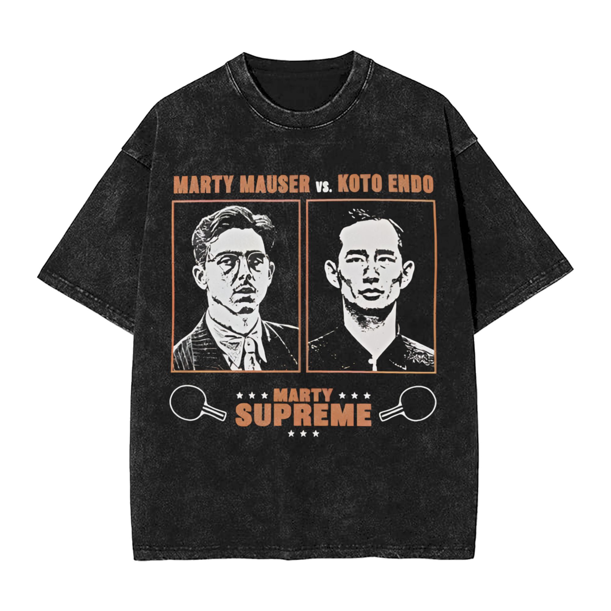 Table Tennis Marty Supreme - Marty Supreme Tafeltennis Vintage Gewassen T-shirts