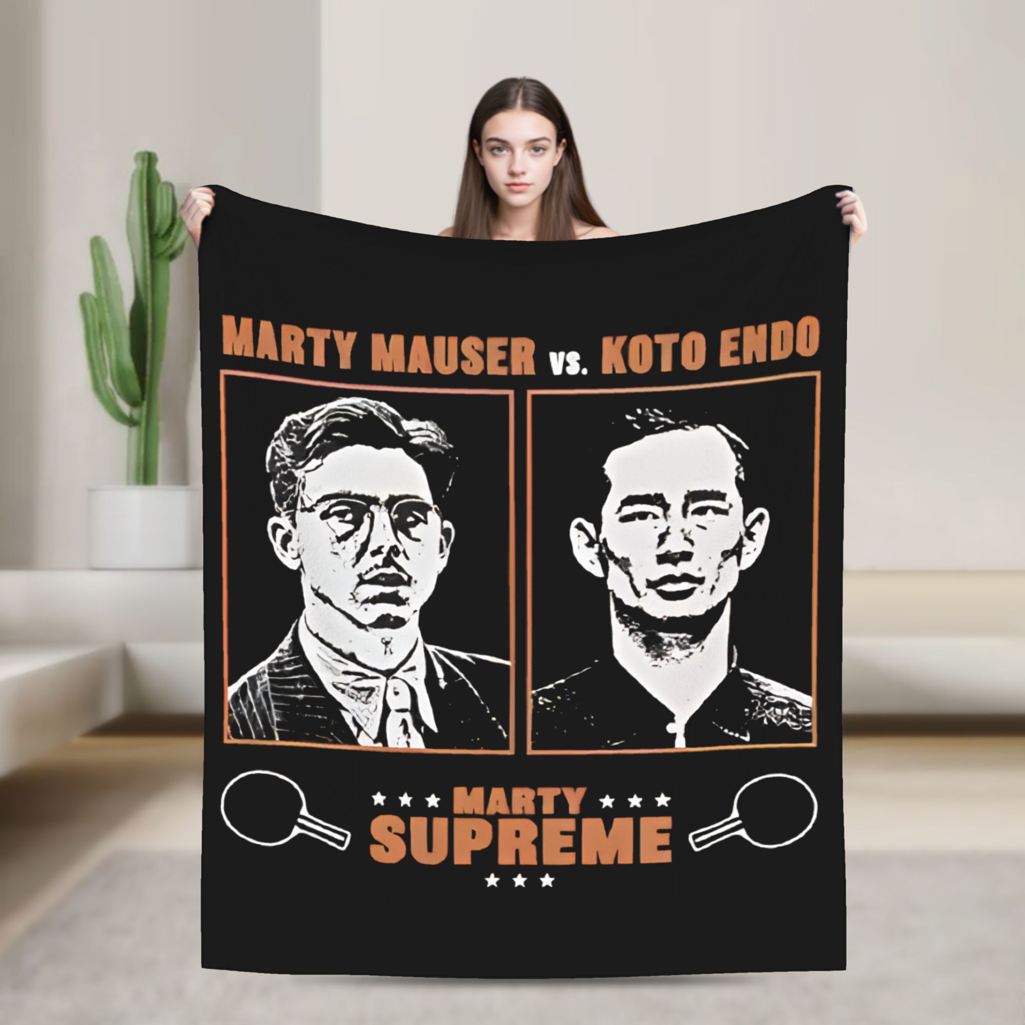 Table Tennis Marty Supreme - Marty Supreme Tafeltennisdekenhoes Fleece lichtgewicht dekens
