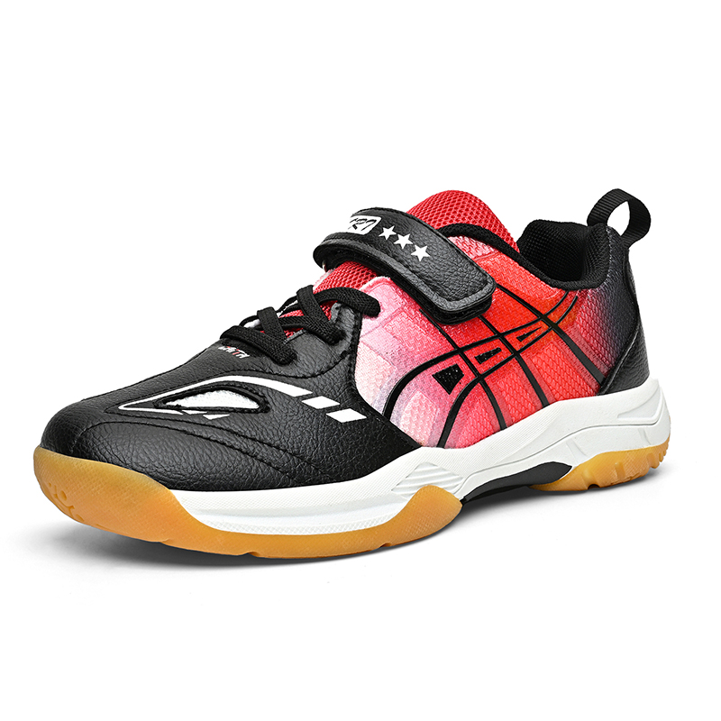 Table Tennis For Kids - Kindersneakers Zwart Wit Lichtgewicht Jongens Meisjes