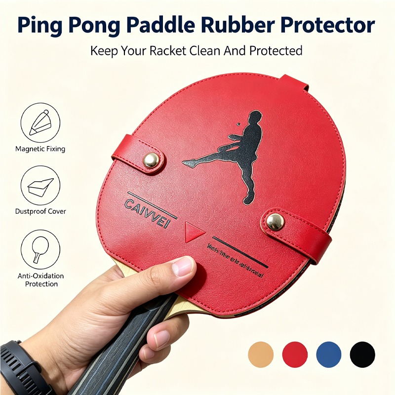 Table Tennis Us Open - Magnetische tafeltennisracketbeschermer Anti-oxidatie beschermhoes voor pingpongpeddels