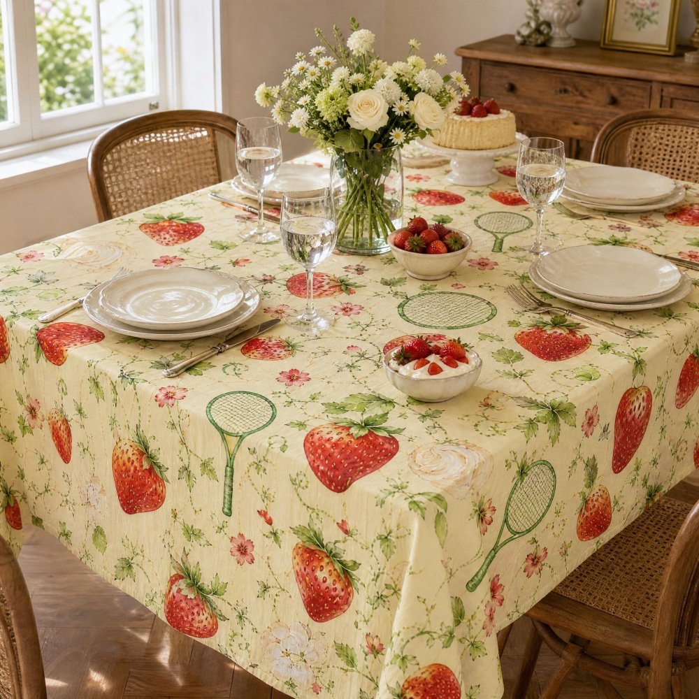Aardbei Bloemen Tafelkleed Ret - Table Tennis News Today recensie en prijs