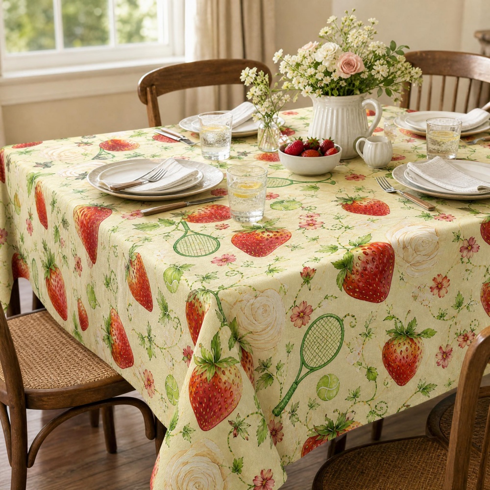 Aardbei Bloemen Tafelkleed Ret - Table Tennis News Today recensie en prijs